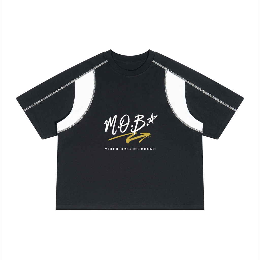 Unisex M.O.B. Raglan Block T-Shirt