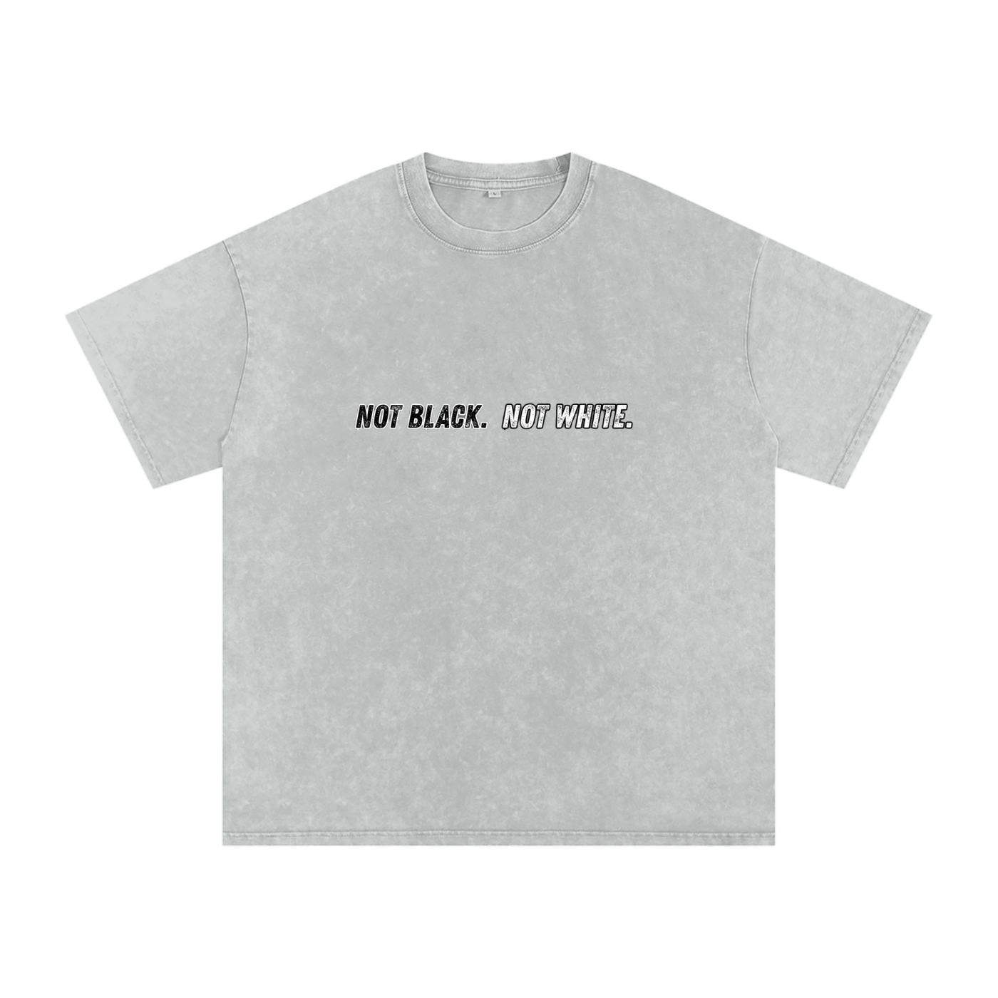 M.O.B. Snow Washed Oversized Cotton T-Shirt